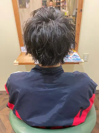 ショート パーマ メンズ 西村 恵祐のヘアスタイル