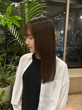 ミディアム カラー 🦖ミニボブ/ボブ /MOEKA🦕のヘアスタイル