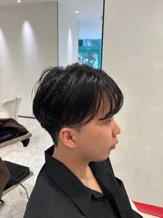 ショート パーマ メンズ LOUIMADNA栄所属・新規指名比率No.1 メンズパーマ/二村のヘアスタイル