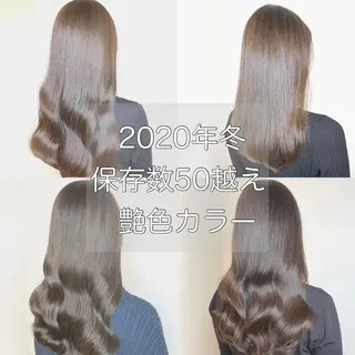 ロング カラー SALOWIN 表参道所属・シンカ 表参道のヘアスタイル