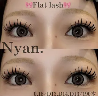 マツエク・マツパ Nyan. 《桜川》のマツエク・マツパデザイン