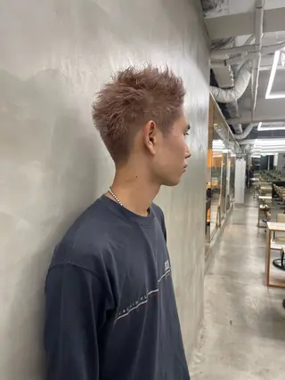 カラー メンズ メンズカット パーマ[佐橋]のヘアスタイル