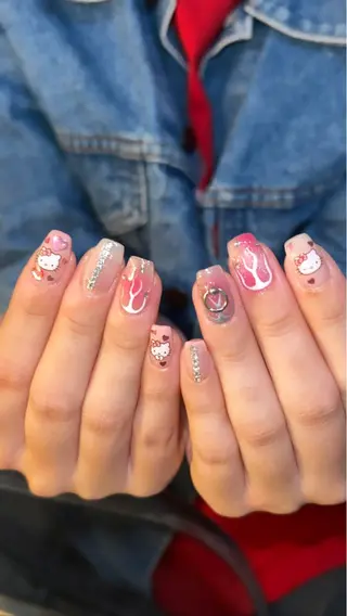 ネイル 個性派/中韓ネイル SAKURAのネイルデザイン