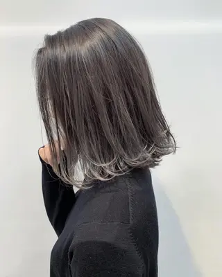 ミディアム カラー LITTY所属・レイヤー/髪質改善 /山永圭介のヘアスタイル