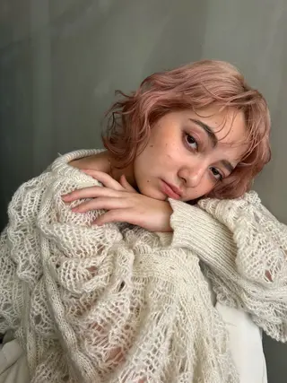 ショート カラー ショート/ボブ/ 心斎橋/宮脇美奈のヘアスタイル