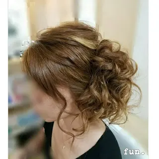 ロング ヘアアレンジ fun./ヘアセット /エクステ/着付のその他イメージ