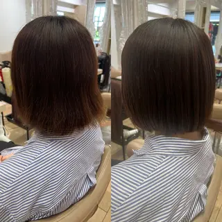 ミディアム 高橋 香奈のヘアスタイル