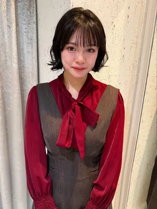 ショート カラー パーマ mai / linoah˚✧のヘアスタイル