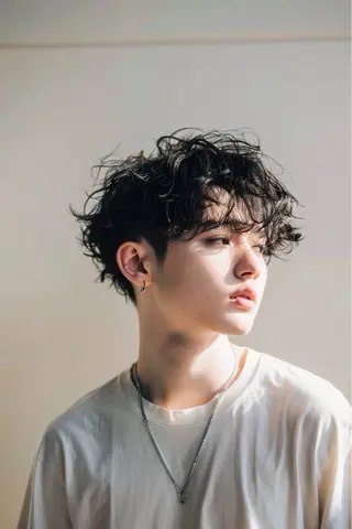 ショート パーマ メンズ ☀️Luana☀️ 公式/大通のヘアスタイル