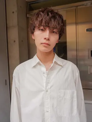 メンズ green上野所属・ナチュラルパーマ 🤍渋谷🤍kaeのヘアスタイル