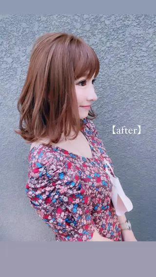 ミディアム Euphoria 【ユーフォリア】のヘアスタイル