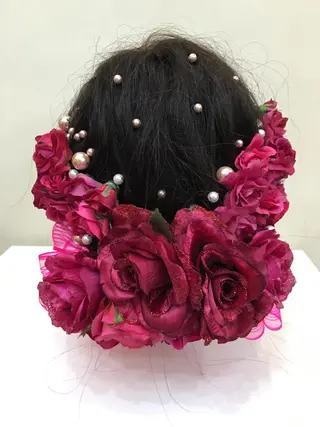 ロング ヘアアレンジ 鶴見 和美のヘアスタイル