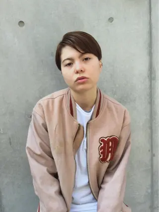 ショート カラー コジマ ダイスケのヘアスタイル