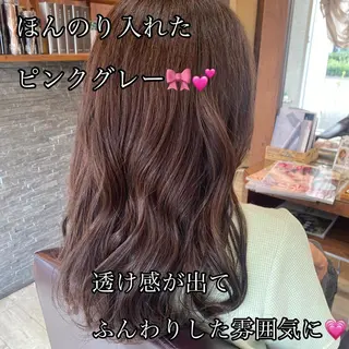 セミロング 加藤 実穂のヘアスタイル