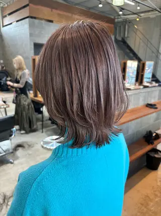 ミディアム カラー ヘアアレンジ 押切 響　のヘアスタイル