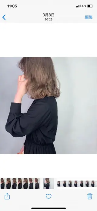 ミディアム カラー 💐KAYLEE💐 bycuracionのヘアスタイル