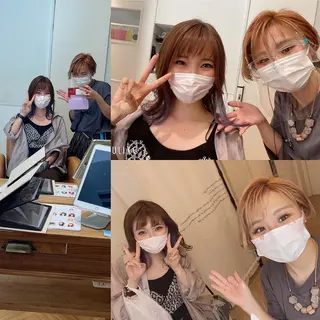 ショート カラー メンズ キッズ ✂︎ショート、ボブ、 レイヤー🩵YUMIのヘアスタイル