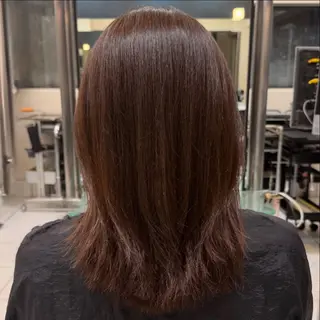 ミディアム 濱崎 あかりのヘアスタイル