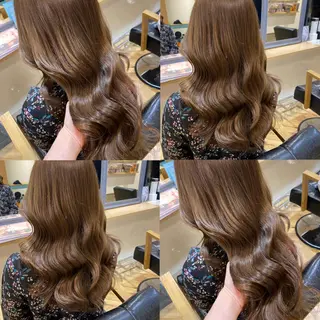 ロング カラー 艶カラー/韓国顔周り 🎀mamiのヘアスタイル