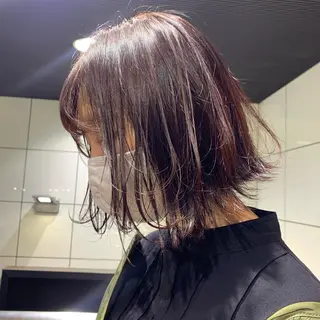 ミディアム カラー 韓国ヘア🦋 MIYUのヘアスタイル