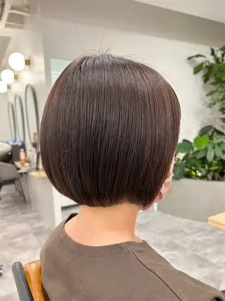 ショート 顔まわりカット/ボブ /🧁とーこ🧁のヘアスタイル