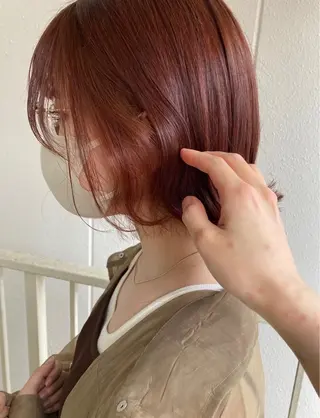 ミディアム roka ノゾミのヘアスタイル