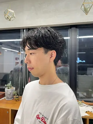 パーマ メンズ 【メンズ特化】 イマダナツミのヘアスタイル