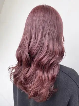 ロング 艶ピンク*ヘアセット 🌙shioriのヘアスタイル