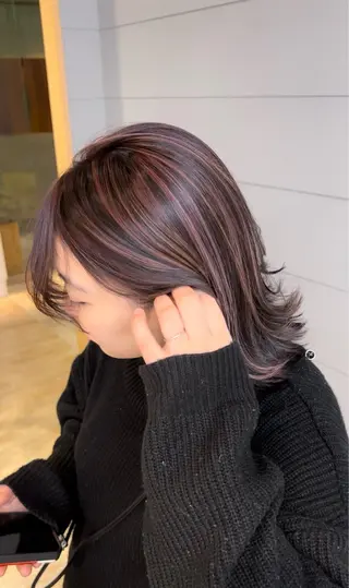 カラー 高難易度縮毛矯正　春日井　Soea(ソイア)所属・多久間 喬介のヘアスタイル