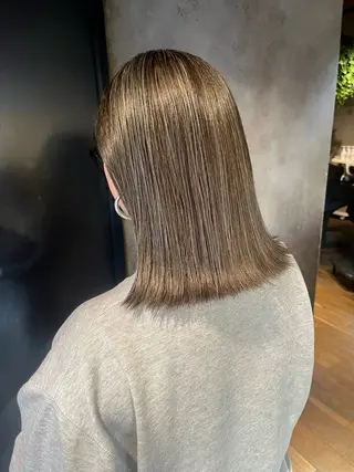 ミディアム カラー arbos所属・arbos/鳳美容室 /  yunaのヘアスタイル