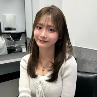 ロング カラー GO TODAY 原宿Verno店所属・韓国系支持率No.1 レイヤー特化/きょうのヘアスタイル