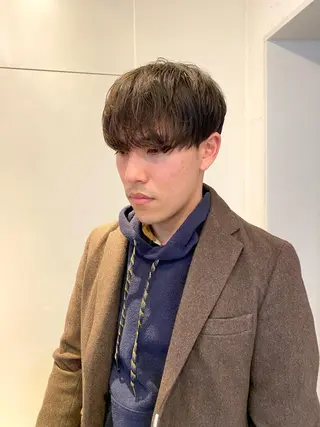 ショート メンズ おしゃれパーマ メンズ特化/みーまんのヘアスタイル