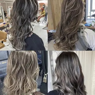 ロング カラー LUXBE GALLERYのヘアスタイル