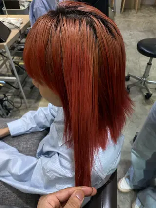 ミディアム カットモデル FILMSりくのヘアスタイル