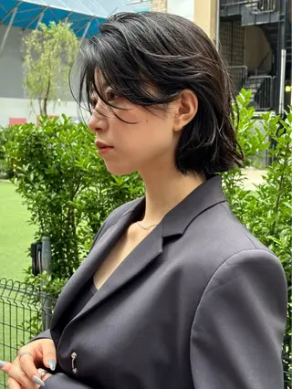 ミディアム MINX中村 公亮/デザインパーマのヘアスタイル