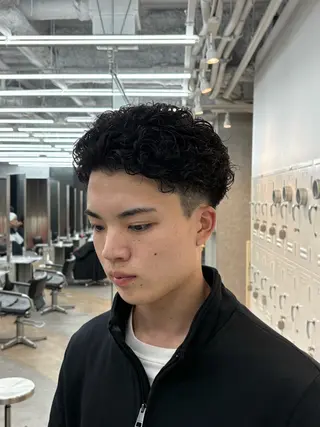 パーマ メンズ 🌀toa/波巻き✨ /メンズパーマ／栄のヘアスタイル