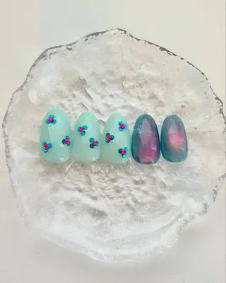 ネイル ちゅるんネイル🎀 Yuriのネイルデザイン