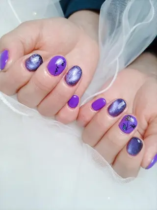 ネイル 門戸厄神プライベートサロンulunail所属・ulunail mikaのネイルデザイン