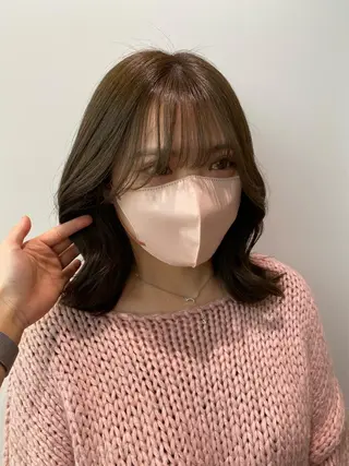 ミディアム カラー CURIO/南船場 /RIN💈🍎のヘアスタイル