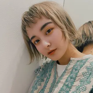 ショート カラー ショート/ブリーチ Sakamoto🎀のヘアスタイル