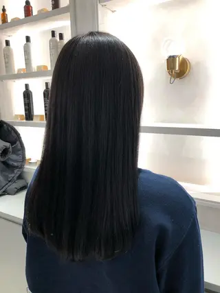 セミロング カラー 天野 涼のヘアスタイル