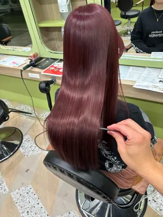 ロング パーマ KOH/髪質改善特化 /縮毛矯正のヘアスタイル