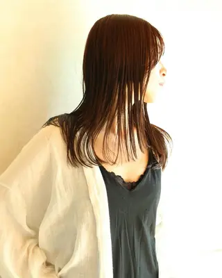 セミロング GIEN 西宮ガーデンズプラス所属・中尾 碧斗のヘアスタイル