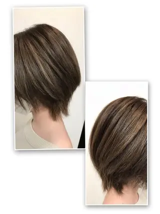 ショート カラー 小林 由里香のヘアスタイル