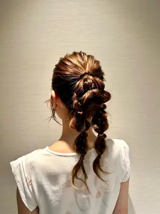 セミロング ヘアアレンジ 鎌倉/メンズ/外国人 風パーマ/ﾐﾕｳのヘアスタイル