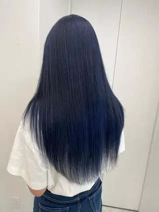 ロング カラー 💖大人韓国ヘア💖 韓国艶カラー【銀座】のヘアスタイル