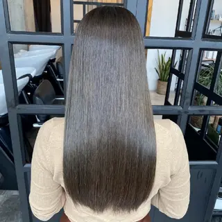 セミロング カラー ヘアアレンジ/透明感 カラー/AKARIのヘアスタイル