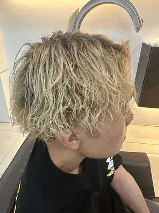 パーマ メンズ 海外風パーマ 健人のヘアスタイル