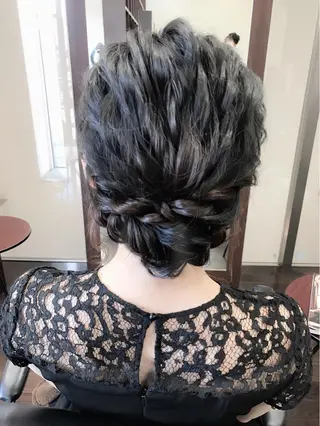 ミディアム セミロング ロング ヘアアレンジ 沢田 瞳のヘアスタイル