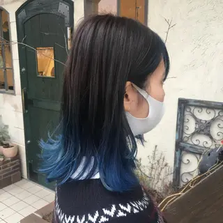 カラー rocca所属・鮫島 連のヘアスタイル